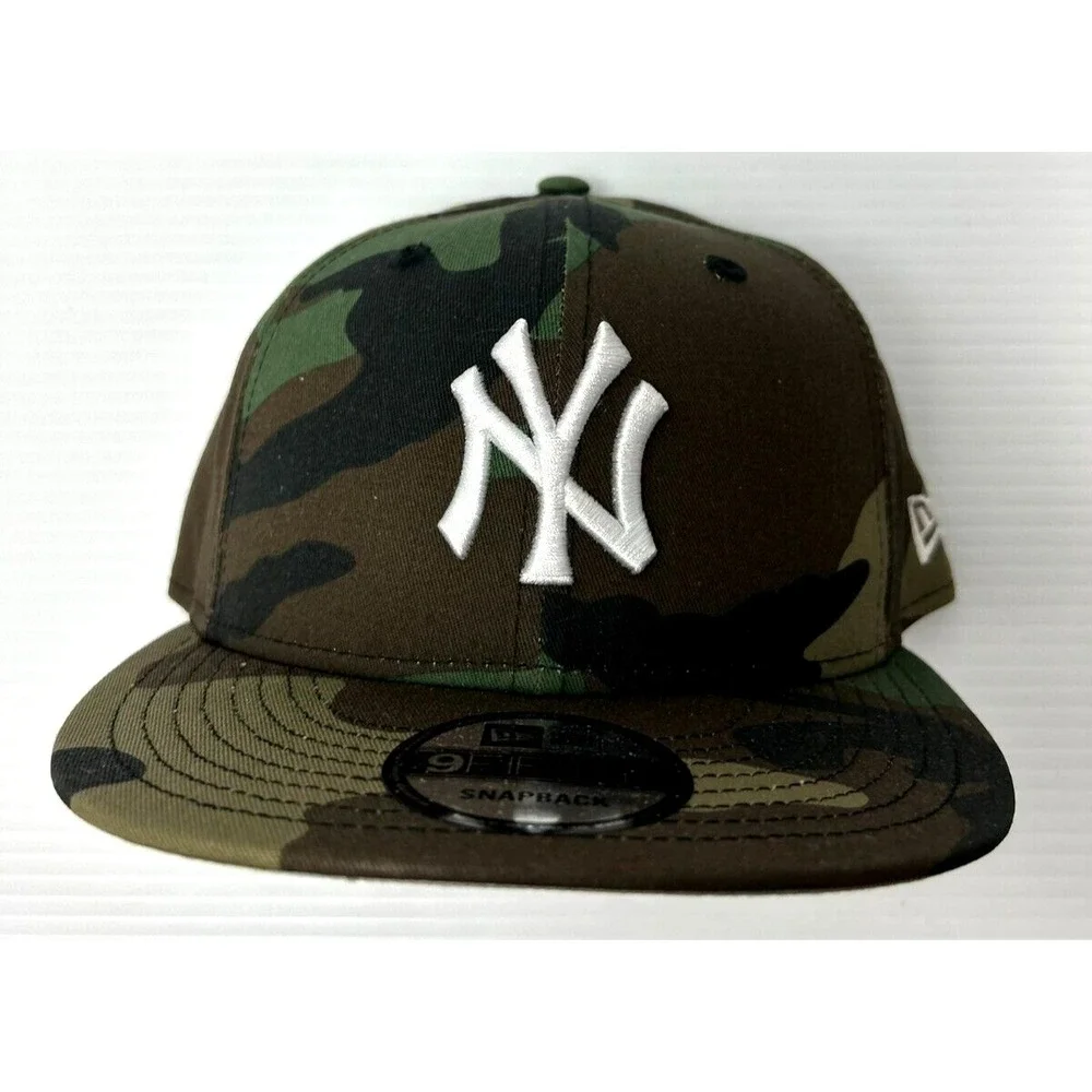 New York Yankees New Era 9Fifty Baseball Camo MLB Snapback Adjustable Hat - Picture 3 of 7